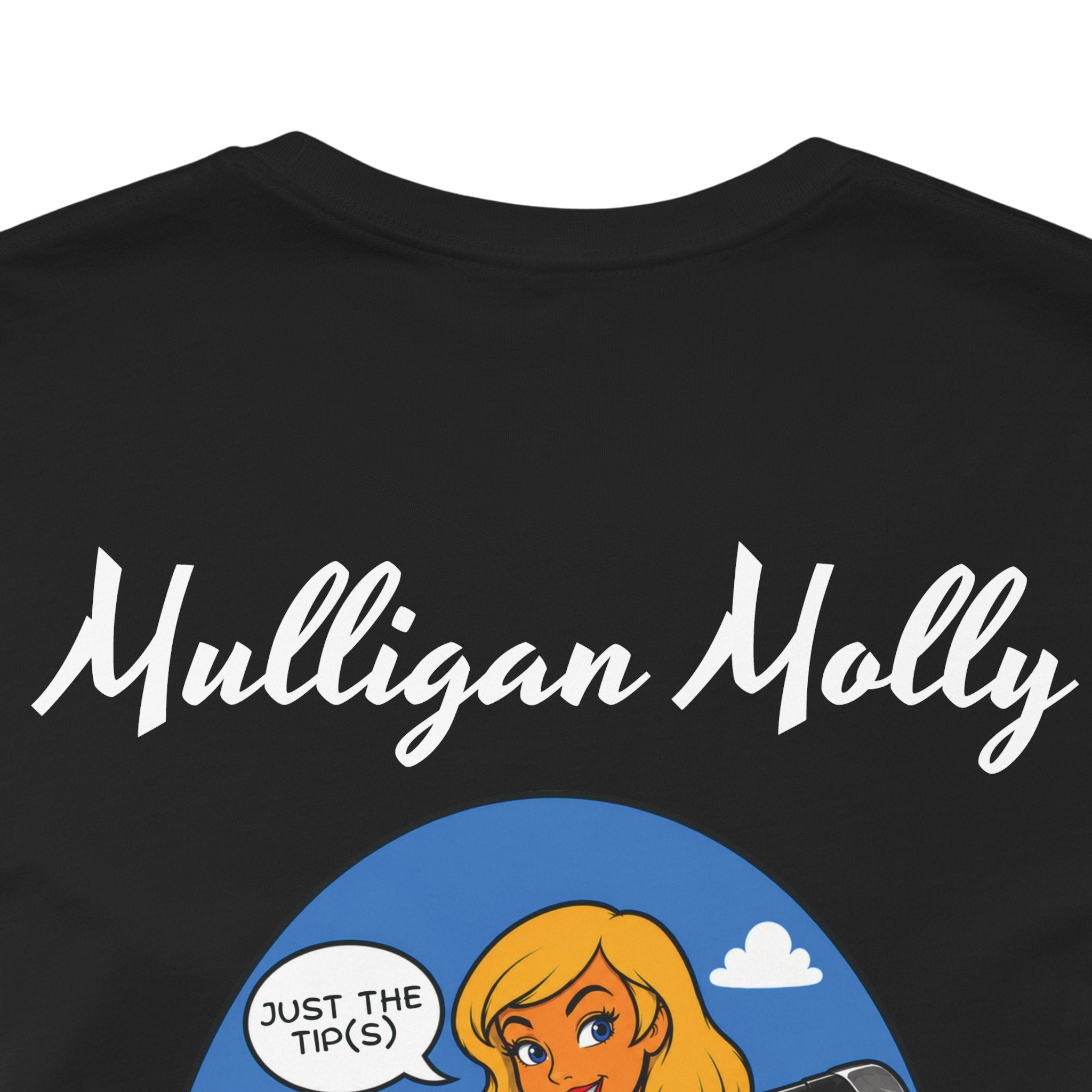 Mulligan Molly "Just the Tip(s)" Retro Pinup Golf T-Shirt — Version 2