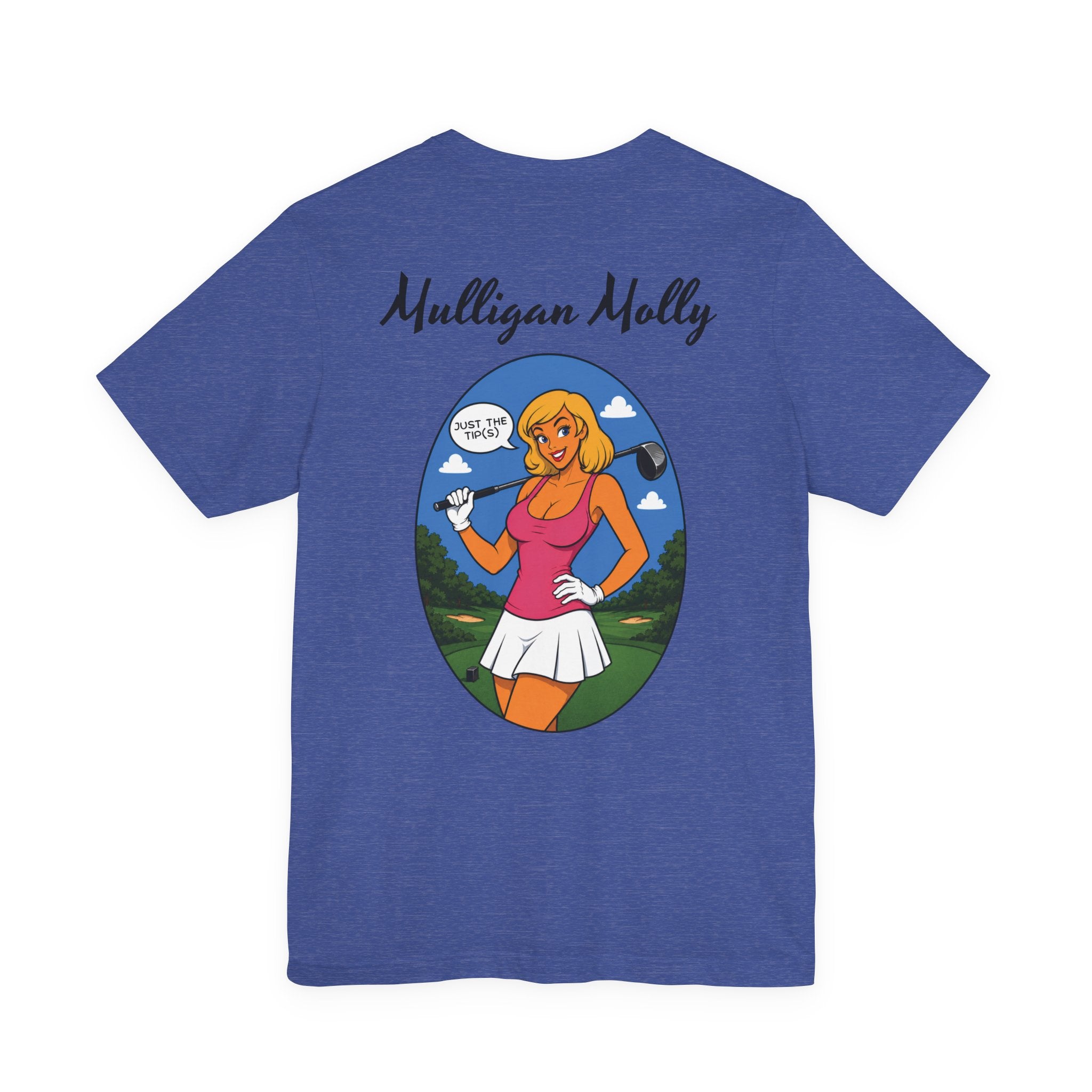 Mulligan Molly "Just the Tip(s)" Retro Pinup Golf T-Shirt — Version 2