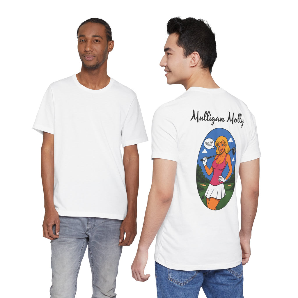 Mulligan Molly "Just the Tip(s)" Retro Pinup Golf T-Shirt — Version 2