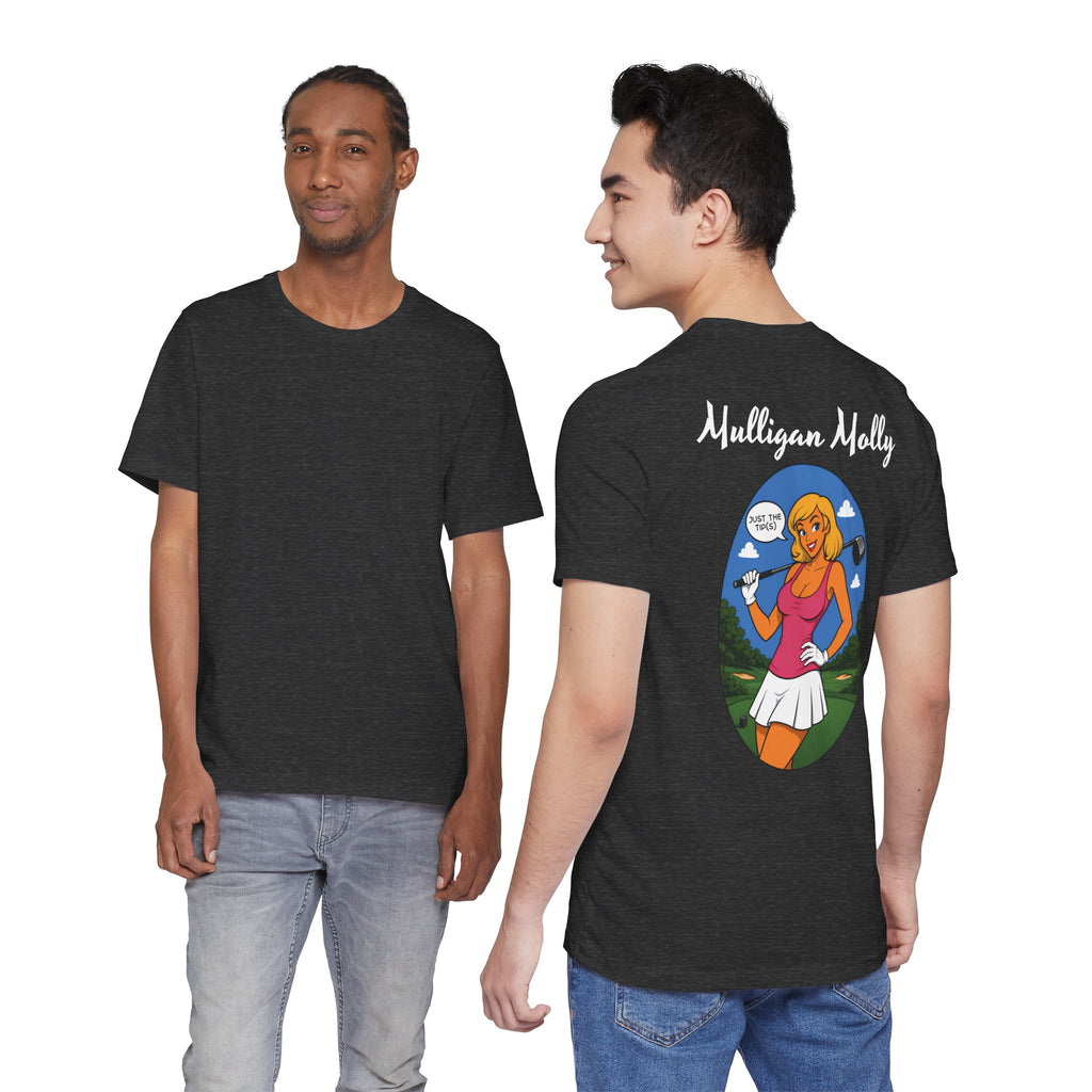 Mulligan Molly "Just the Tip(s)" Retro Pinup Golf T-Shirt — Version 2