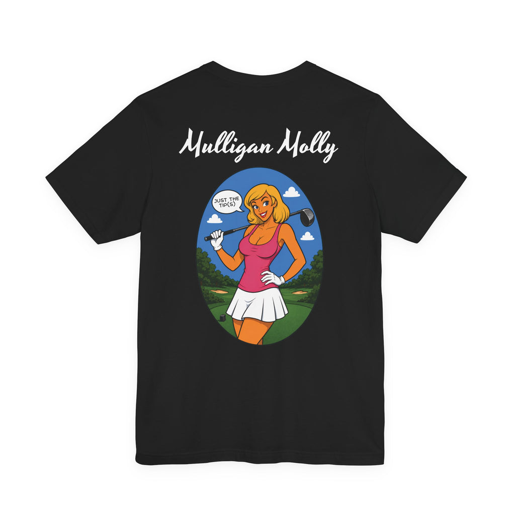 Mulligan Molly "Just the Tip(s)" Retro Pinup Golf T-Shirt — Version 2