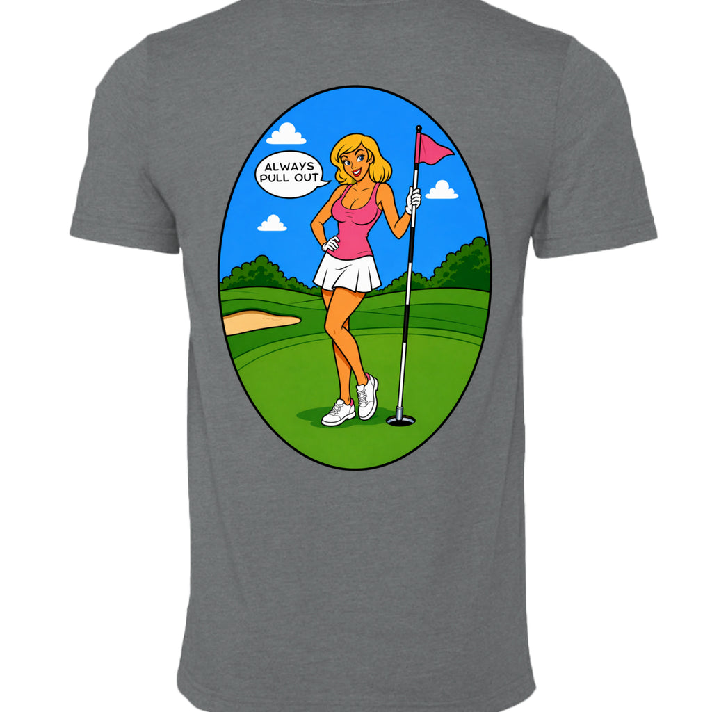 Dark Grey Heather - 3001CVC - BACK