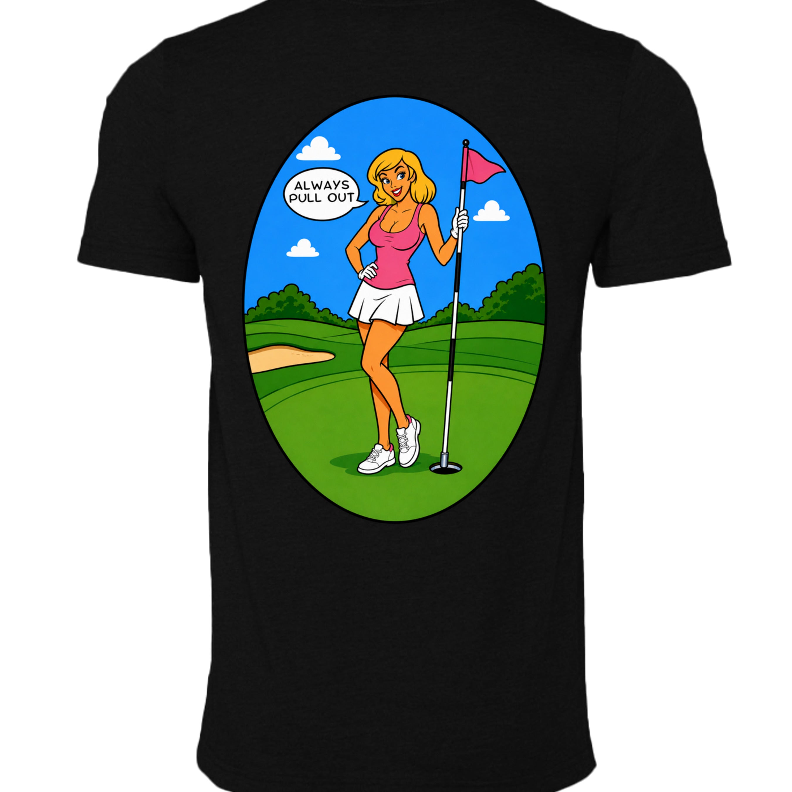 BLACK HEATHER - 3001CVC - BACK