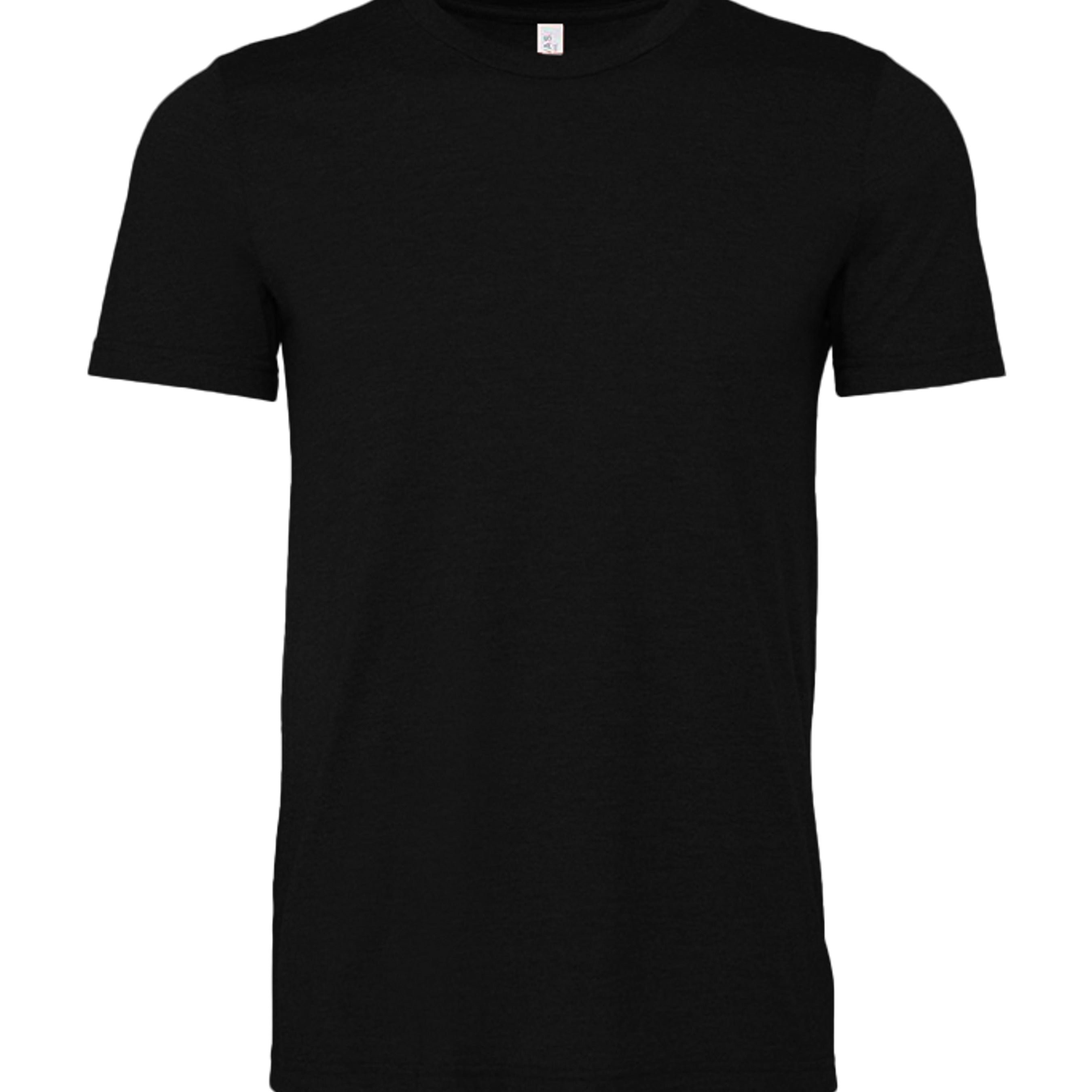 BLACK HEATHER - 3001CVC - FRONT