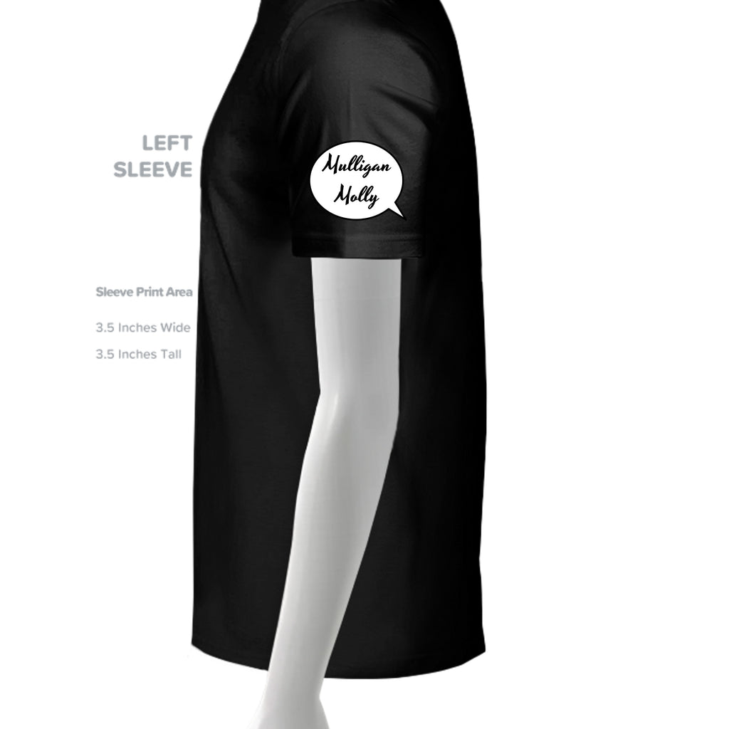 BLACK HEATHER - 3001CVC - SLEEVE_LEFT