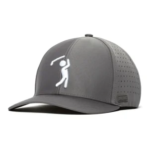 Bogeyman Charcoal Performance Golf Hat - Stretch Fit
