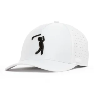 Bogeyman White Performance Golf Hat - Snapback