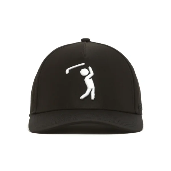 Bogeyman Black Performance Golf Hat - Snapback Sale price - Image 2