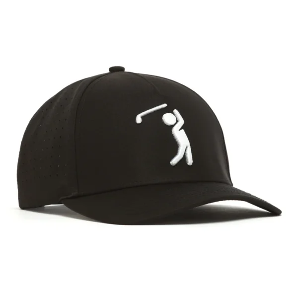 Bogeyman Black Performance Golf Hat - Snapback Sale price - Image 3