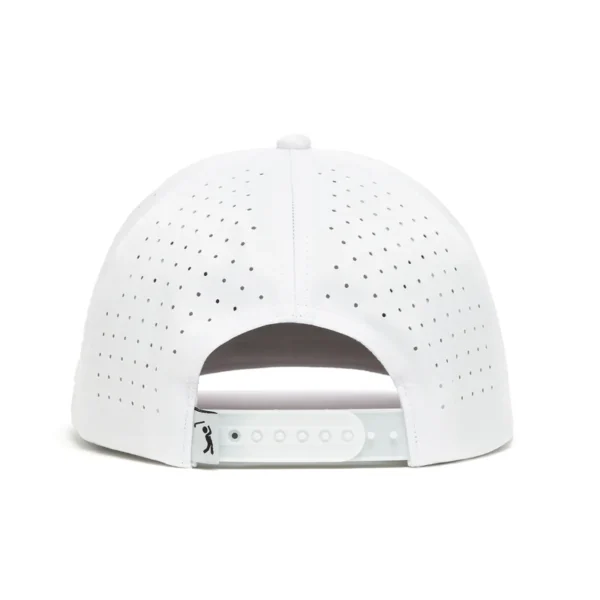 Bogeyman White Performance Golf Hat - Snapback - Image 3