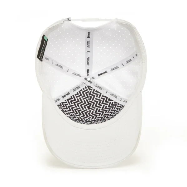 Bogeyman White Performance Golf Hat - Snapback - Image 2