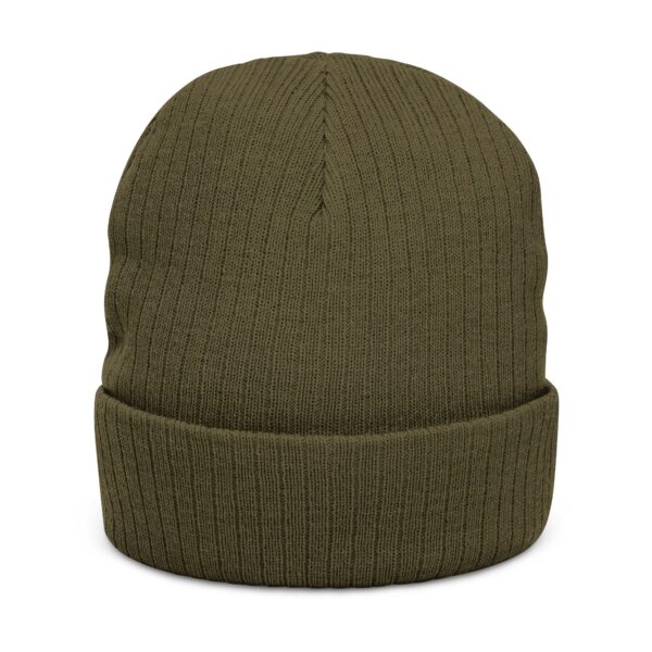 Work Hard Play Golf Ribbed Knit Beanie - Image 12