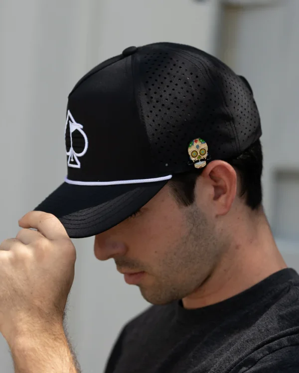 Perforated Rope Hat - Black - Image 2