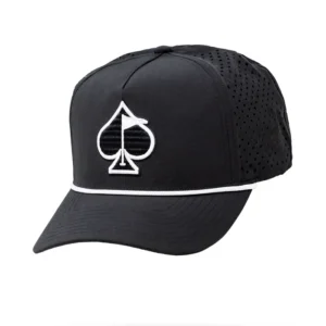 Perforated Rope Hat - Black