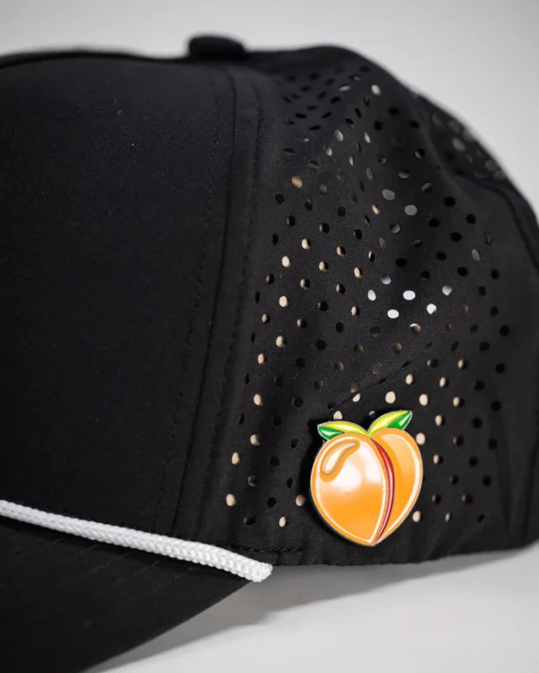 Perforated Rope Hat - Black - Image 5