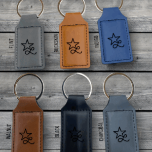 Custom Leatherette Key Chains